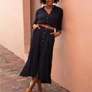 Natural Life Drew Gauze Shirt Dress